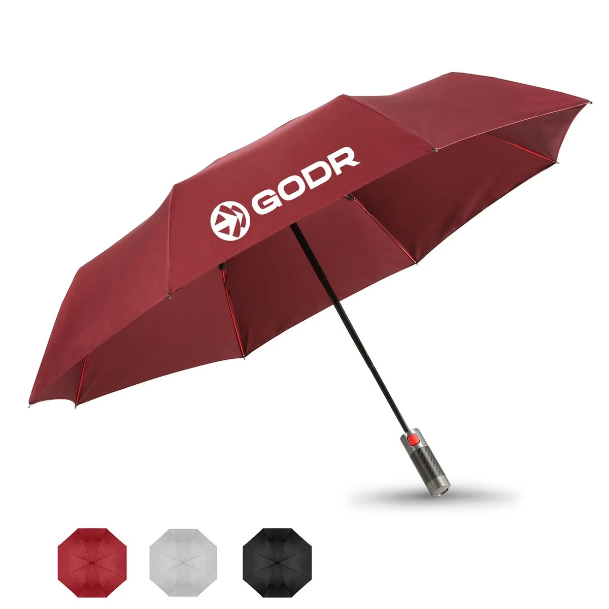 46" Arc Auto-Open Folding Umbrella 1