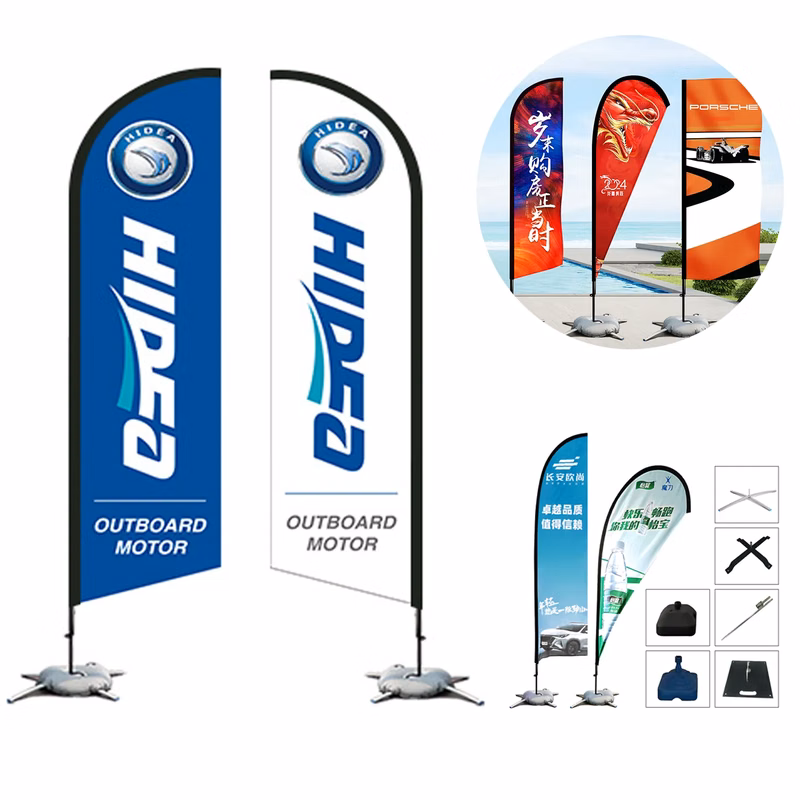 Beach Feather Flag Custom