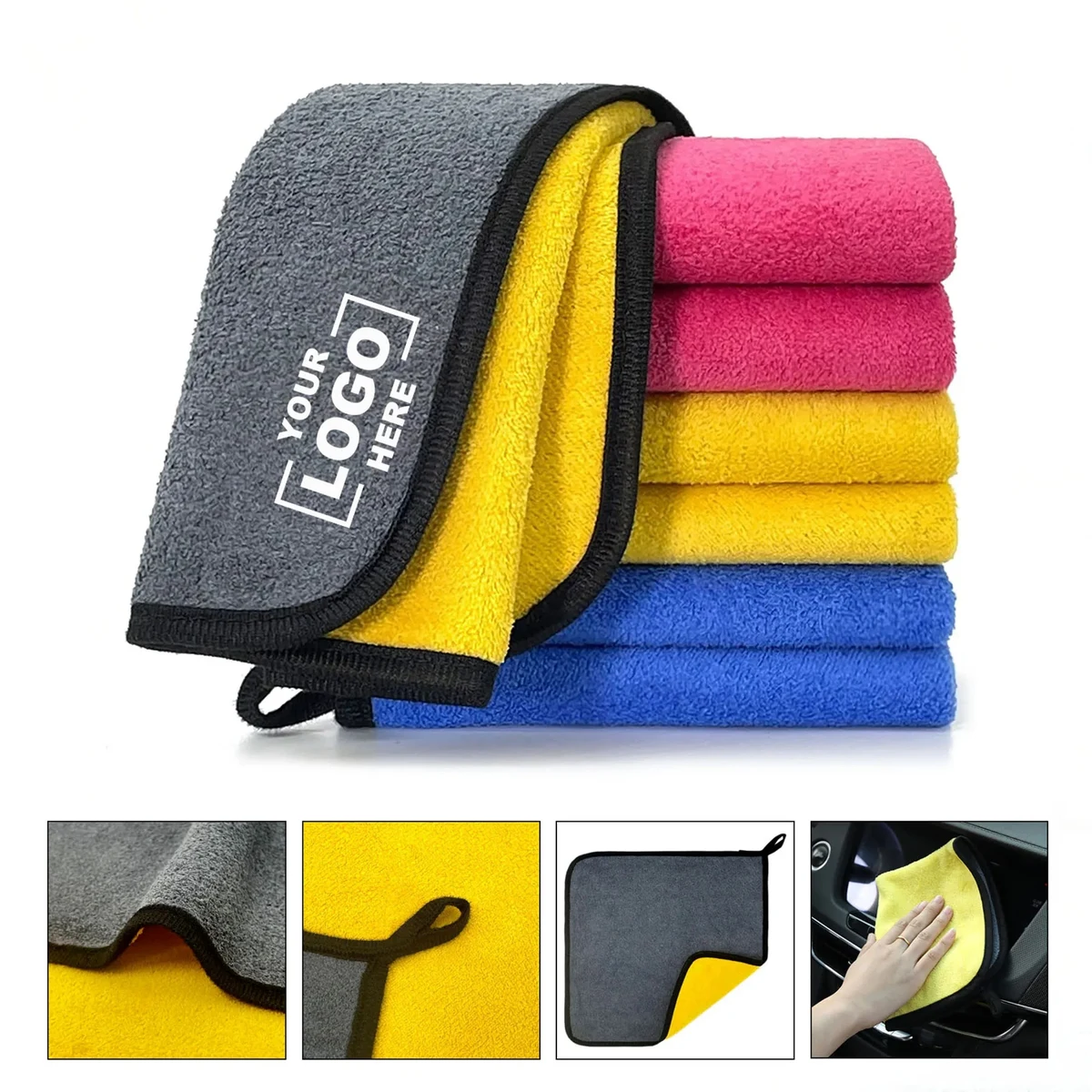 Coral Fleece Golf Towel 1
