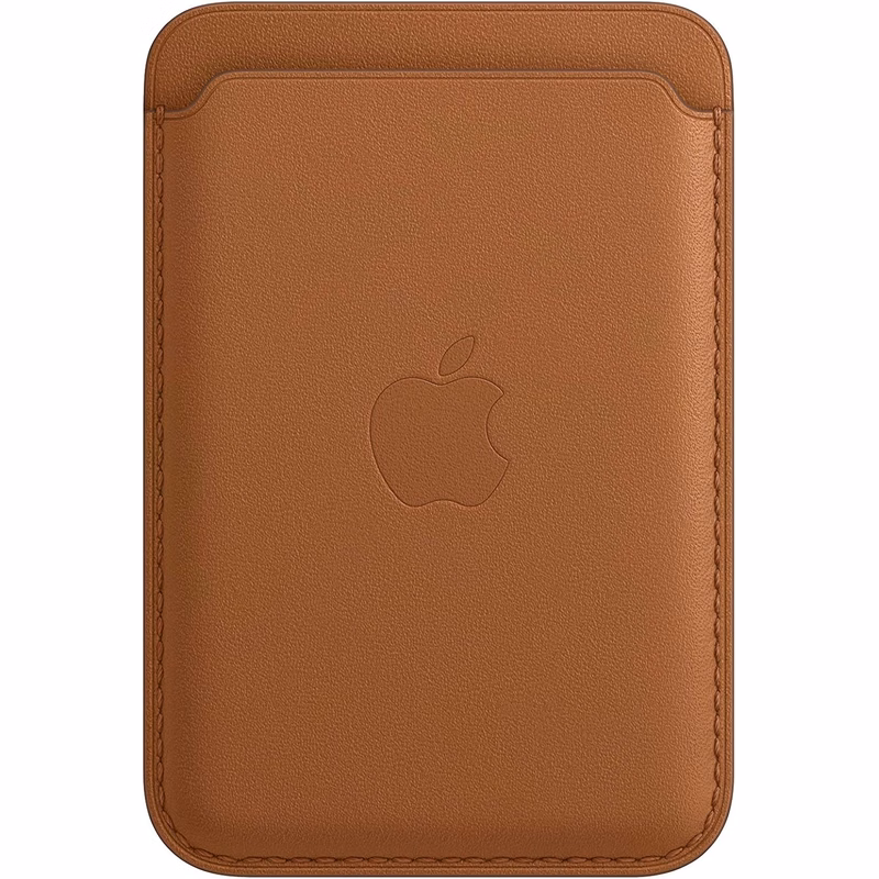 Apple Leather Wallet with MagSafe (for iPhone) - Saddle Brown (Previous Version, Without Find My)