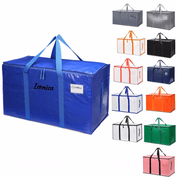 Large Moving Bags with Strong Zipper & Comfortable Handles