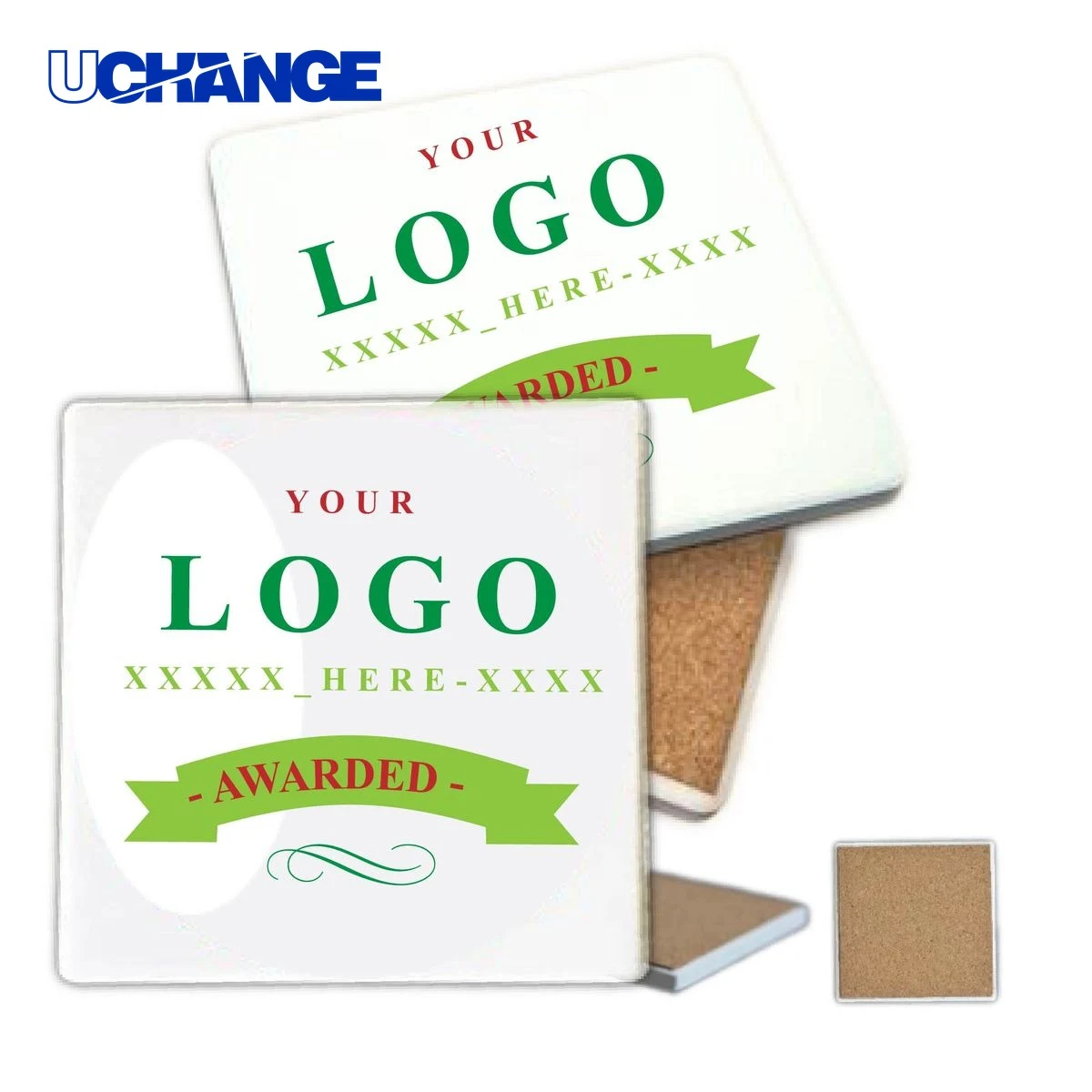 Full Color Absorbent Stone Drink Coaster Mat 1