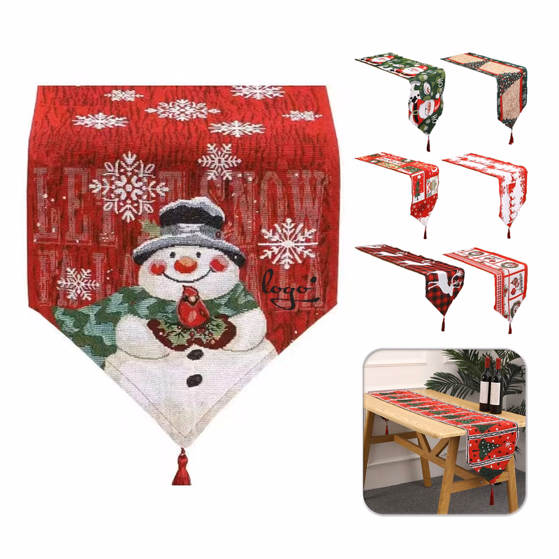 Christmas Snowflake Holiday Table Runner