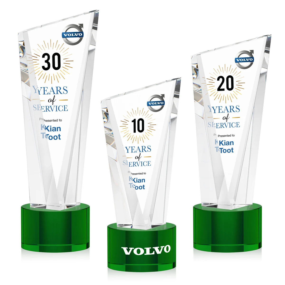 Plymouth VividPrint™ Award on Marvel Base - Green 1
