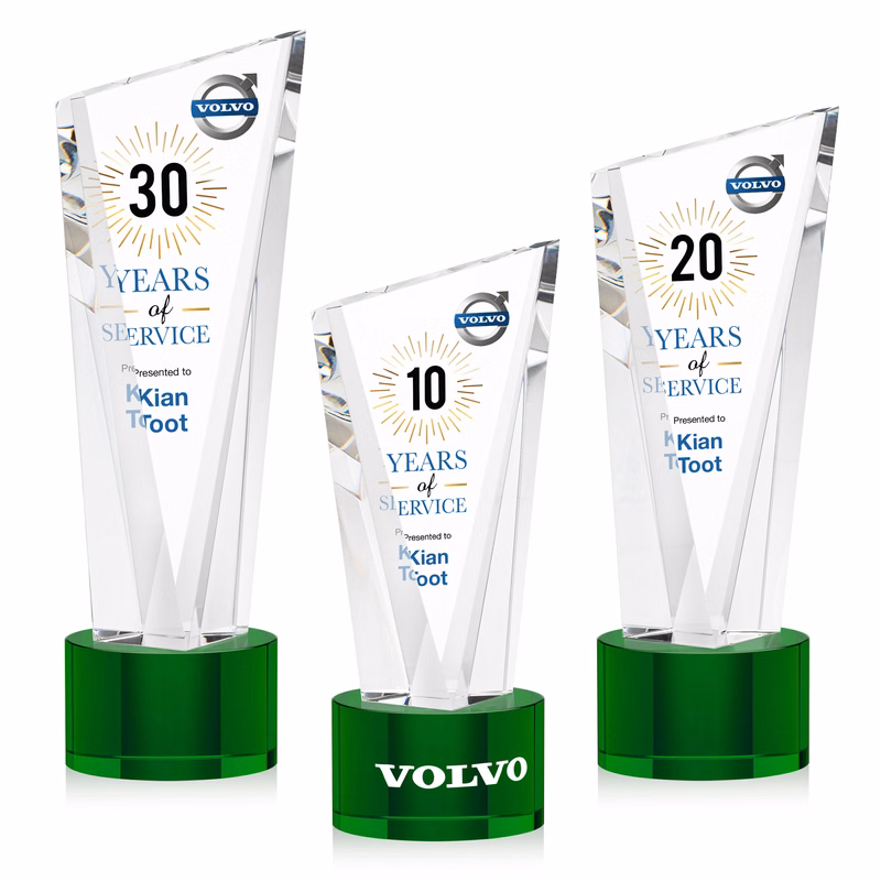 Plymouth VividPrint™ Award on Marvel Base - Green