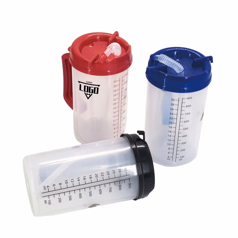 30 Oz Plastic Measuring Cup With Handle And Lid