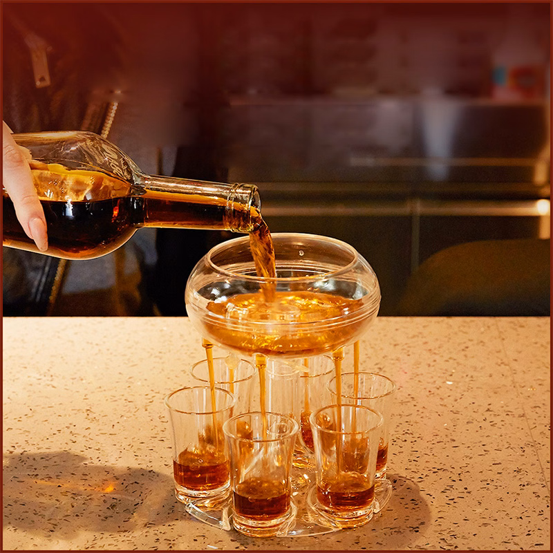 Transparent wine set wine dispenser liquor beer party pouring artifact