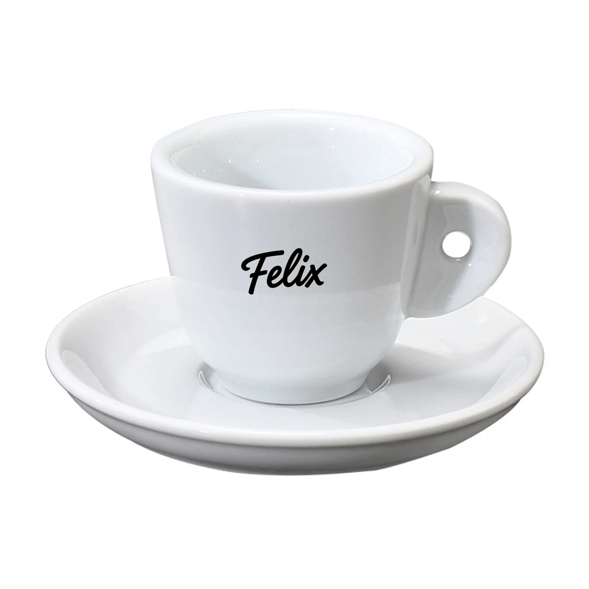 6OZ Italian Ceramic Coffee Saucer Cup 1