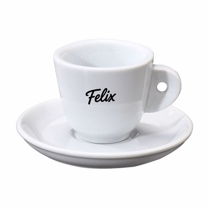 6OZ Italian Ceramic Coffee Saucer Cup