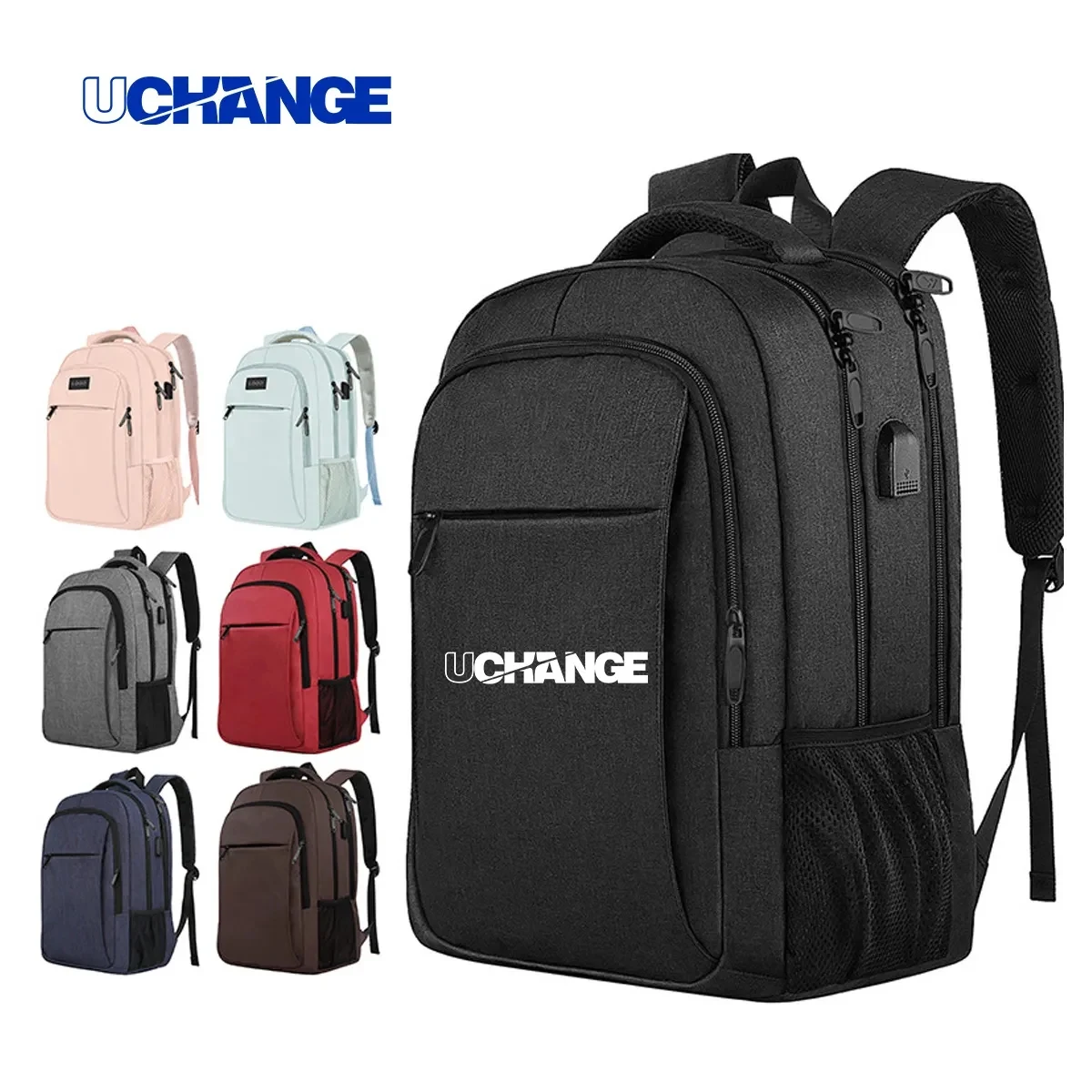 35L Durable Business Laptop Backpack With USB Charging 1