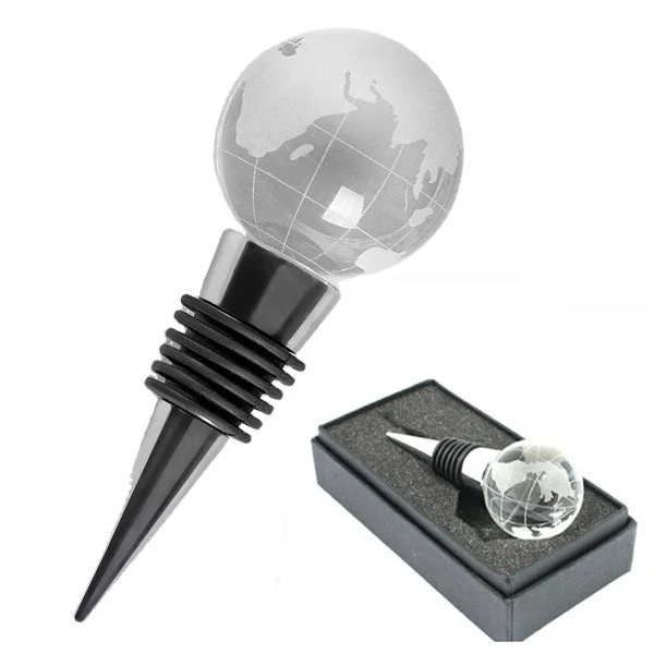 Crystal Globe Wine Stopper 1