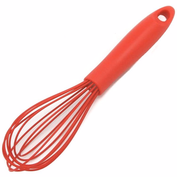 Kitchen Whisk - Red Silicone