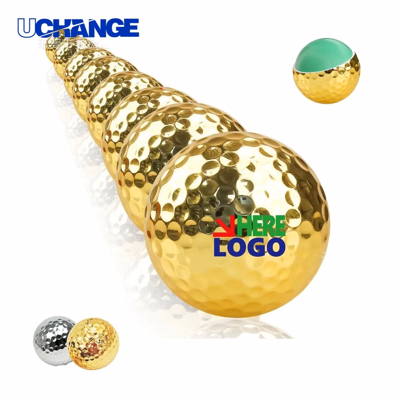 Metallic Golf Driving Range Ball