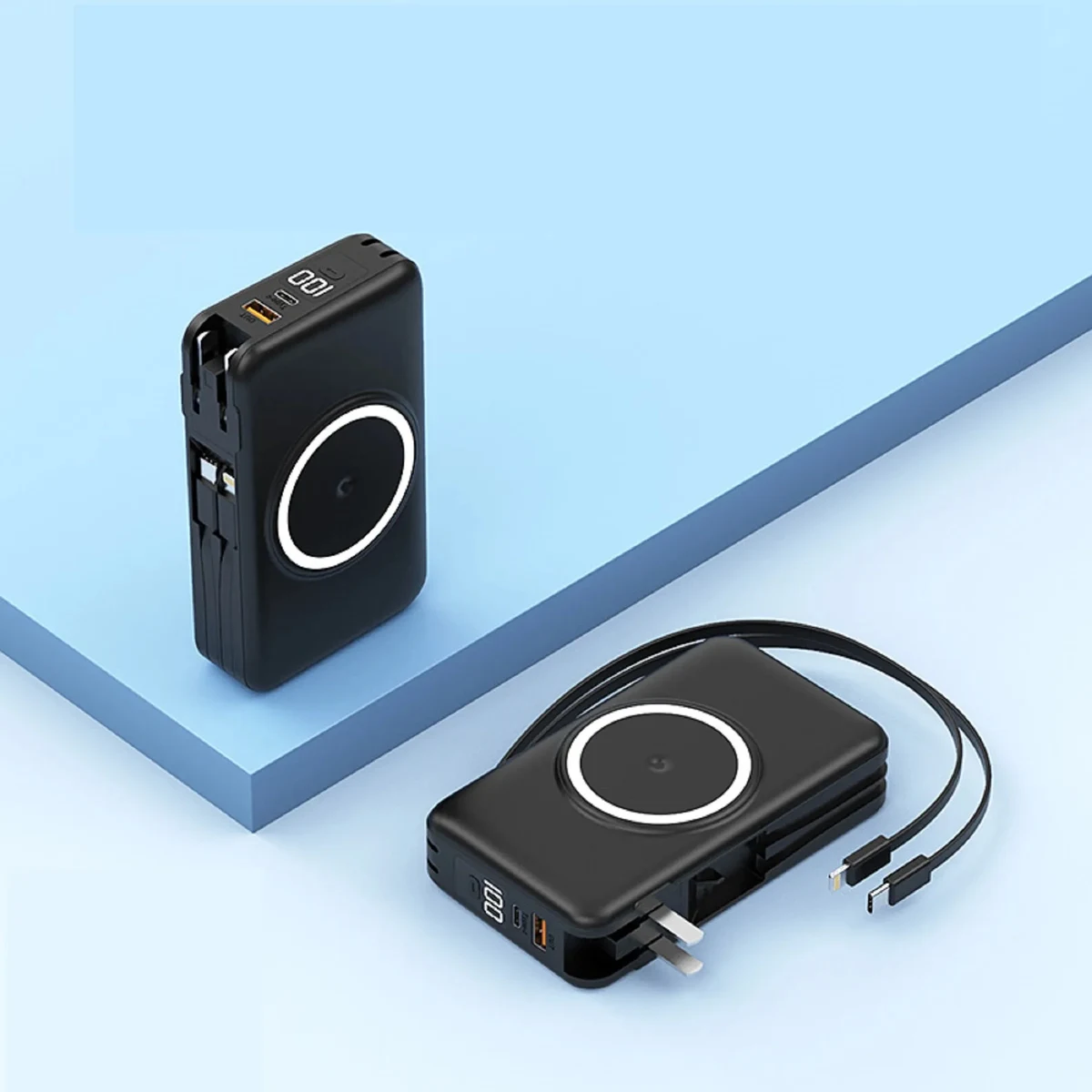 20000 mAh 5 in 1 Magnetic Wireless Charging Power Bank 1