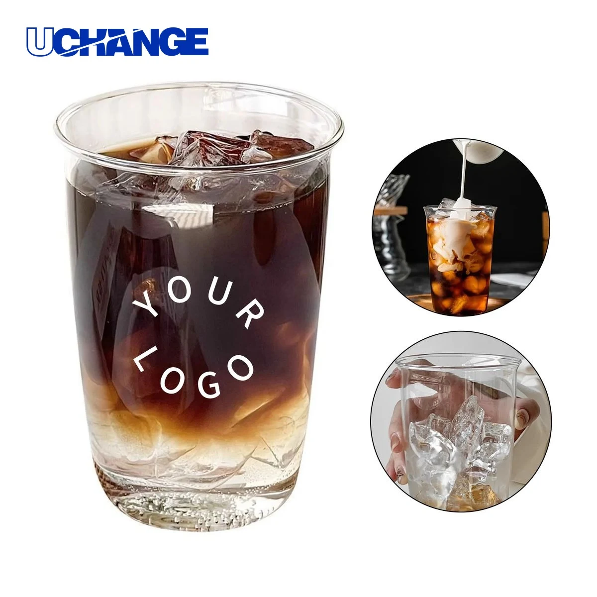 14 oz Clear Glass Tumbler 1
