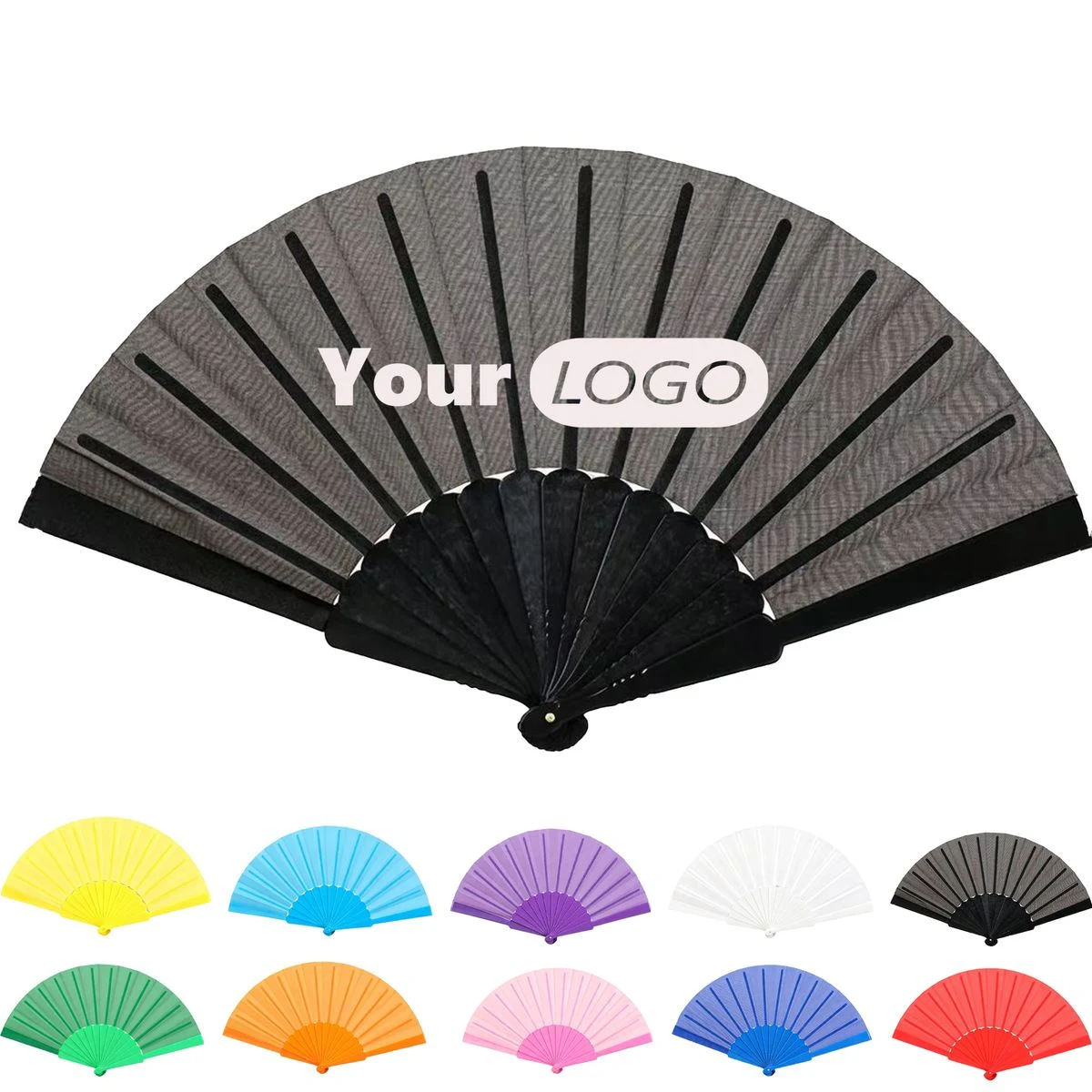 Plastic Folding Hand Fan 1