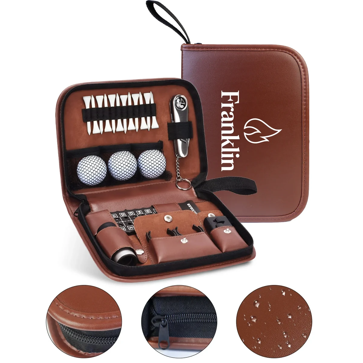 MOQ 10 Golf Accessories Storage Bag Multi Pocket Case 1