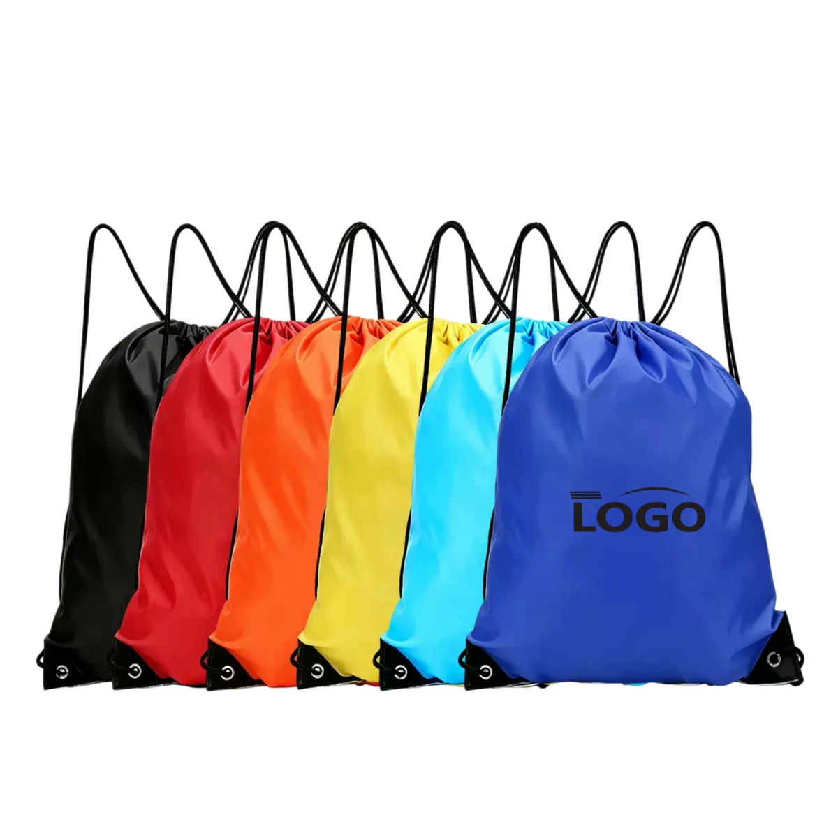 Polyester Drawstring Backpack Bag 1