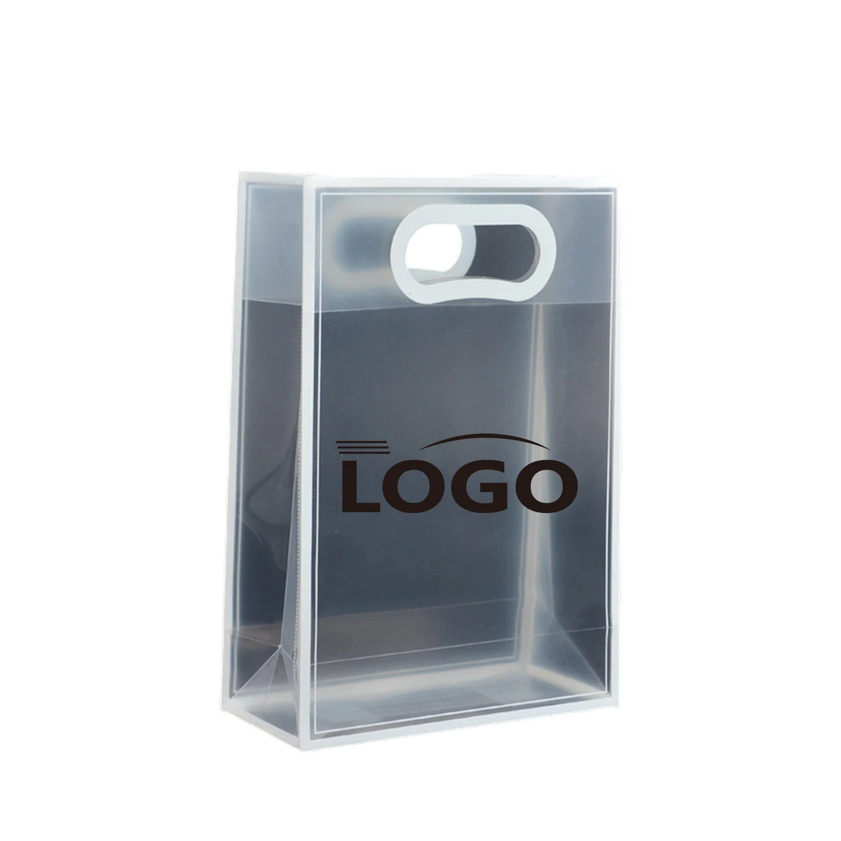 Translucent Frosted PP Shopping Tote 1