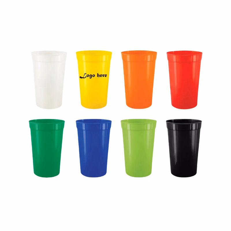 9oz Stadium Reusable Plastic Party Cups MOQ20