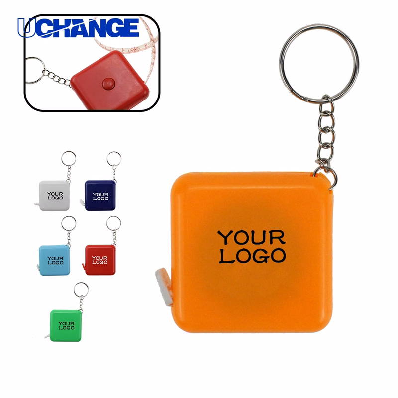 Mini Measuring Tape Keychain with Hook