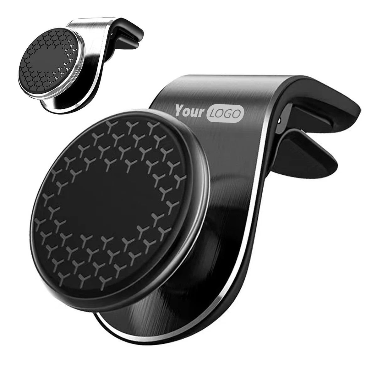 Metal Sleek Magnetic Car Vent Mount ?C Customizable Phone Holder 1