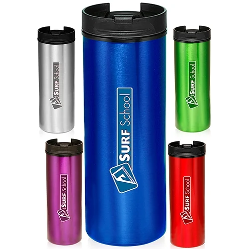 16 oz Slim Metallic Tumbler 1