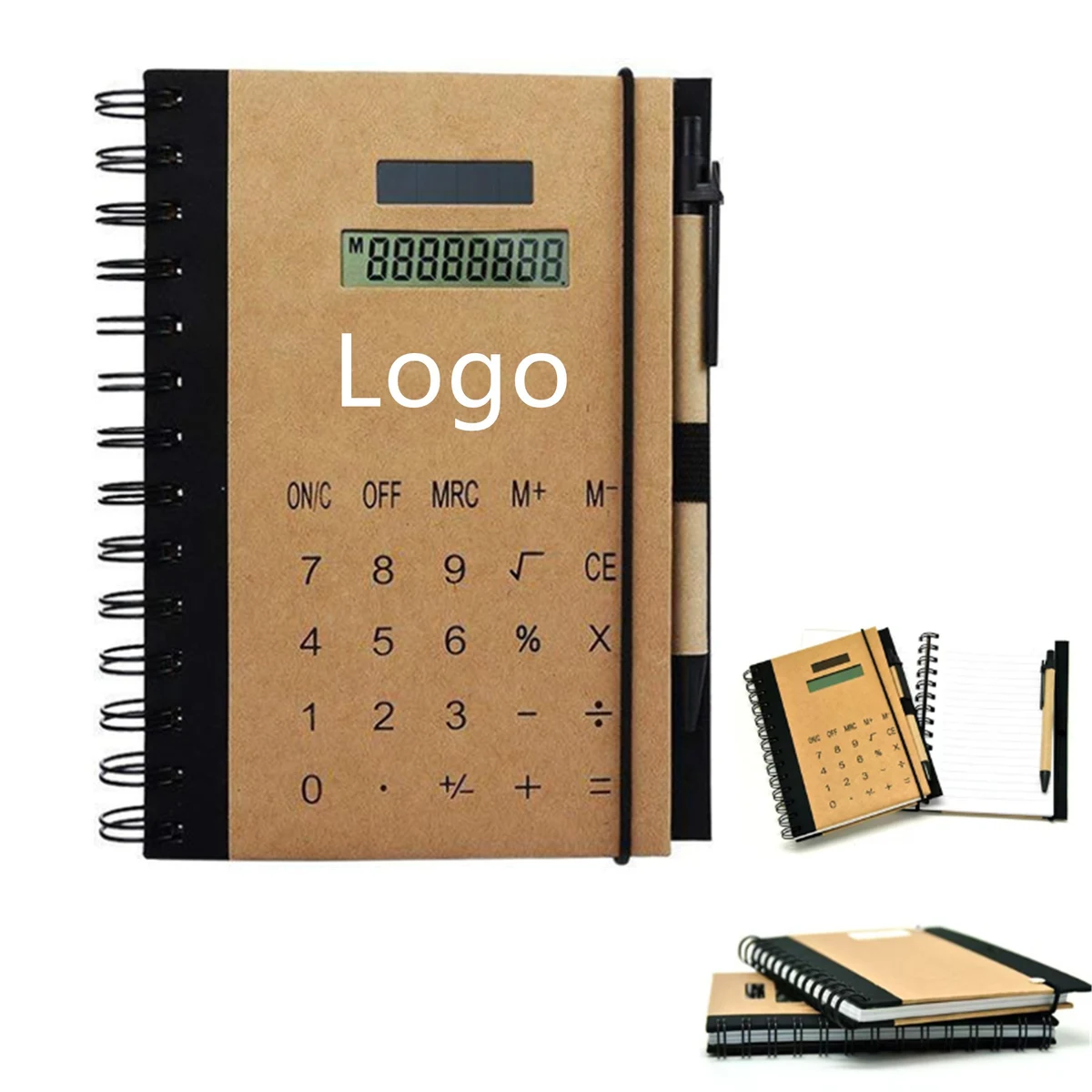 Spiral Notebook Calculator With Pen 1