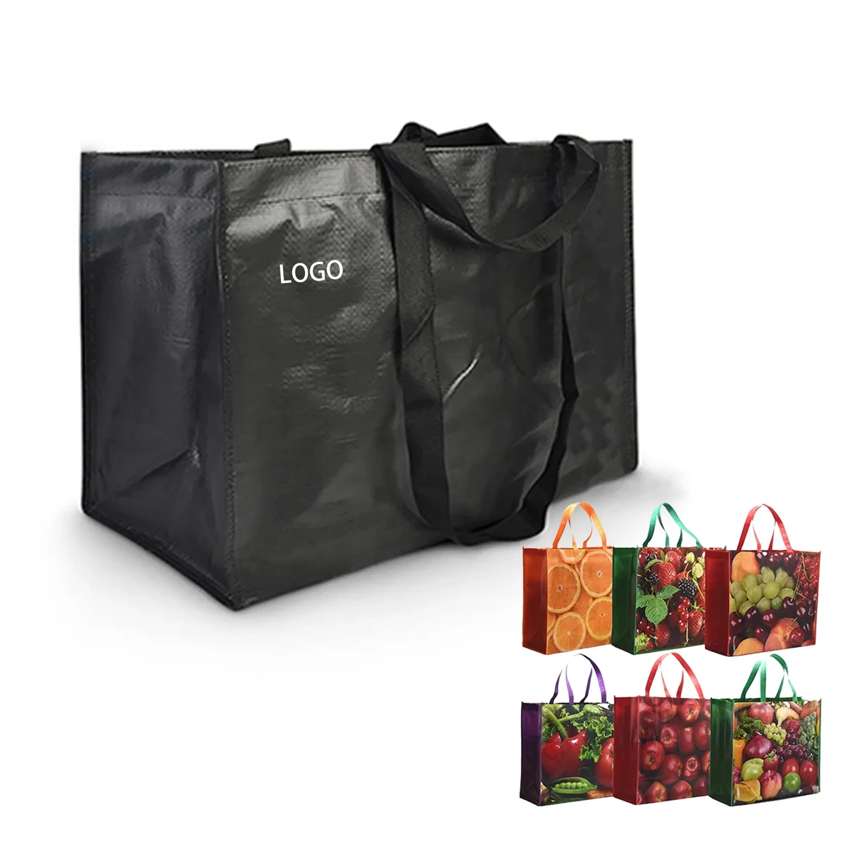 MOQ100 FullColor Die Cut NonWoven Bag 1
