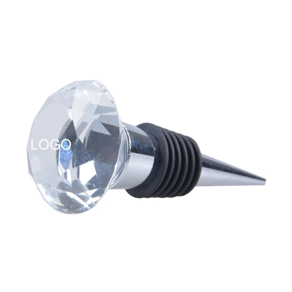 Crystal Diamond Wine Stopper 1