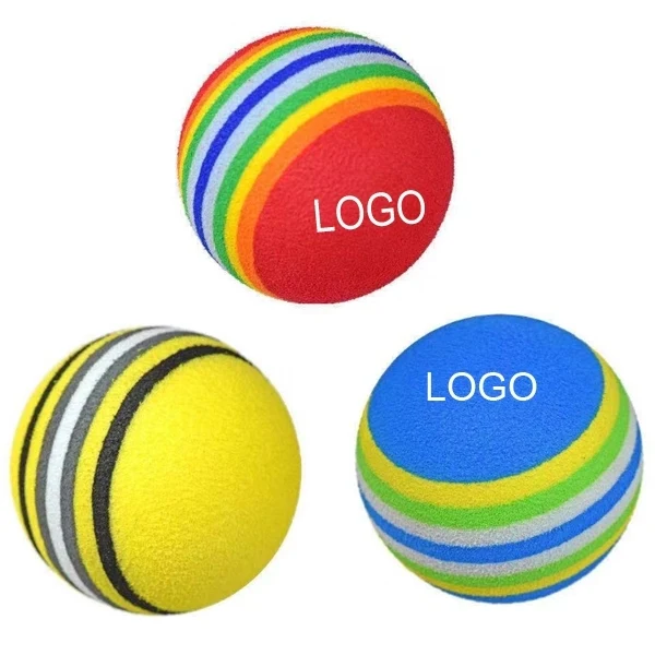 EVA Foam Rainbow Golf Balls 1