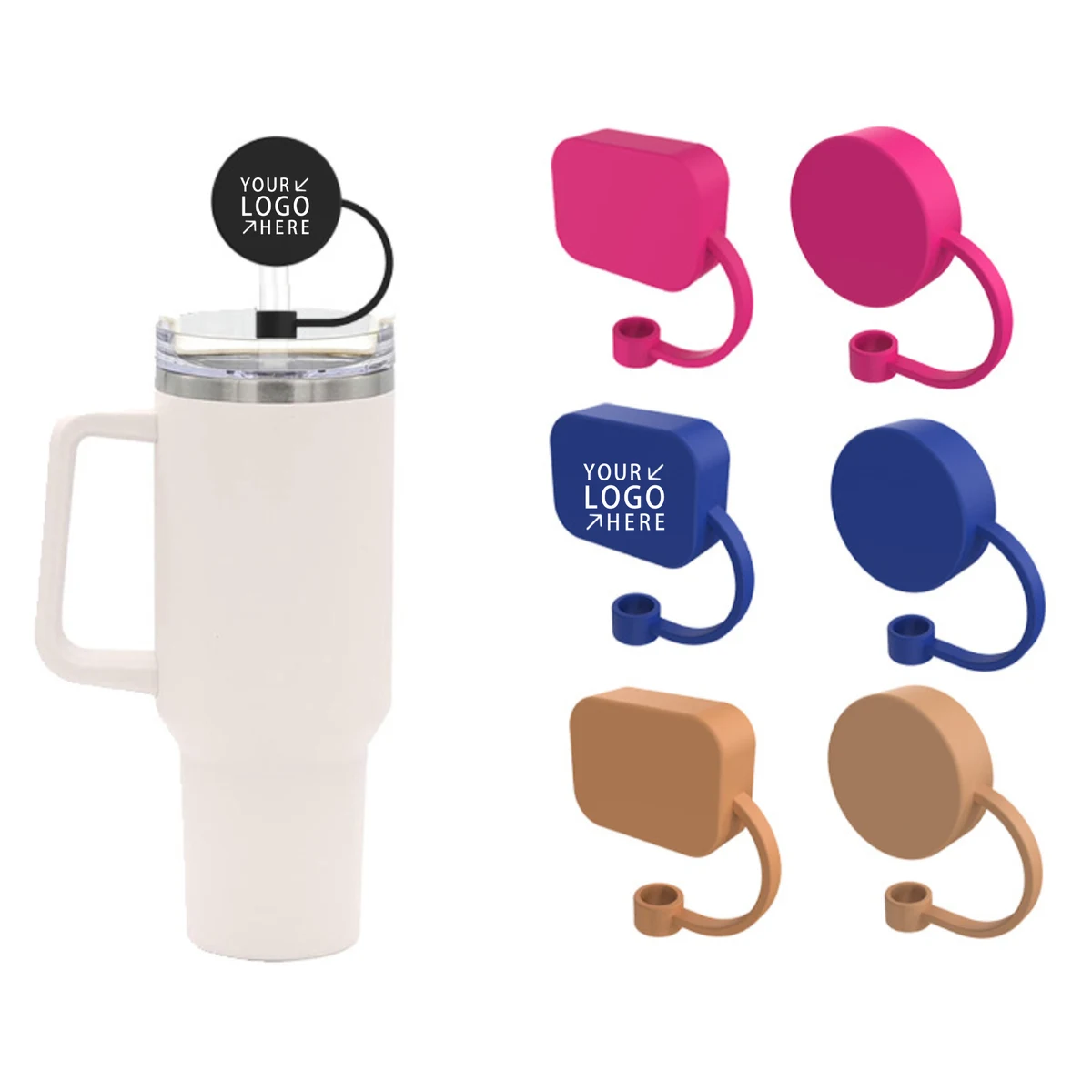 Silicone Straw Stoppers 1