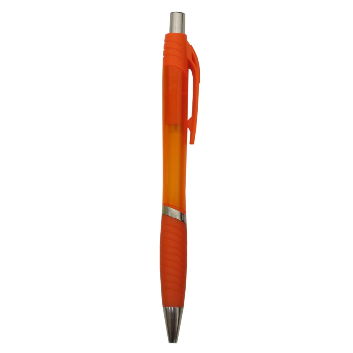 Orange Pad Printed Plastic Ball Point Pen 1