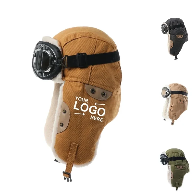Aviator Hat With Goggles 1