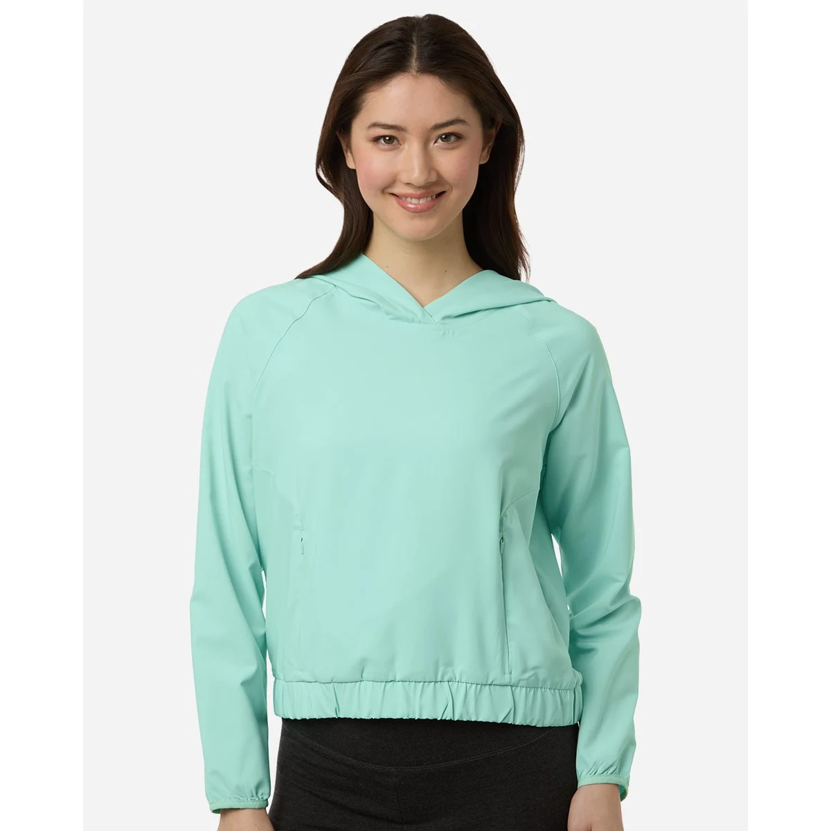 Women's UltraUVP Shoreline Long Sleeve Hooded Pullover - CE520LW, custom hoodie or sweatshirt with logo imprint 1