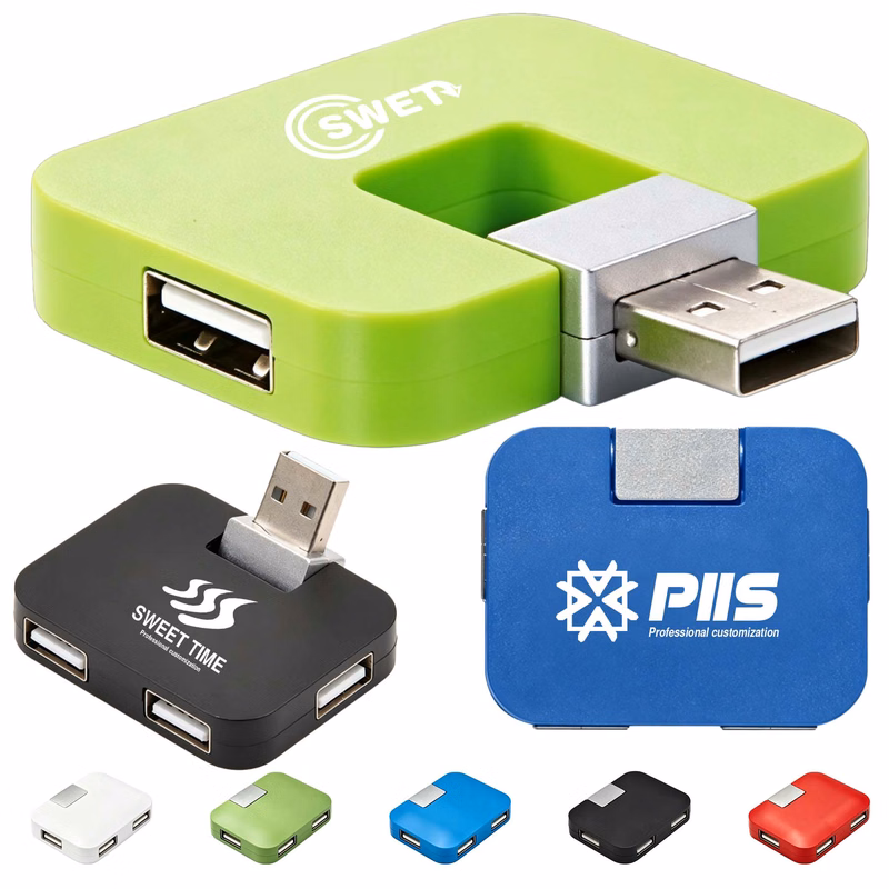 4-Port Mini U-Shape Data Transfer Hub