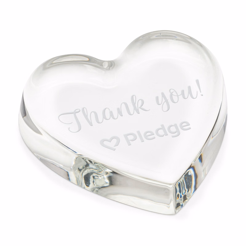 Coeur Heart Paperweight
