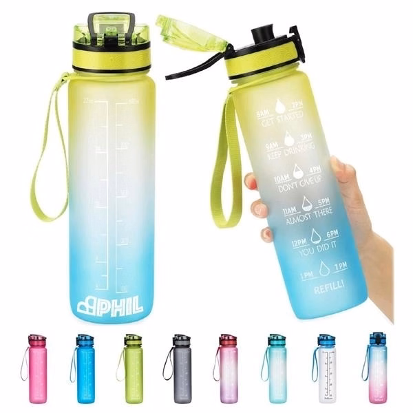32oz Bottle With Time Marker