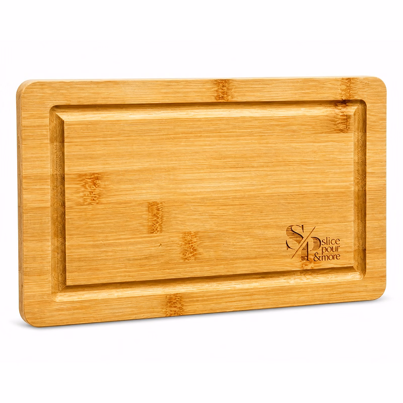 12" x 8 1/8" Medium Bamboo Cayman Cutting Board