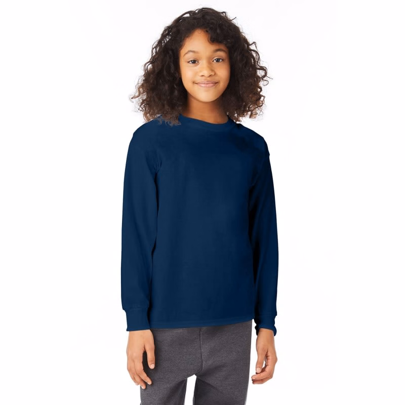 Hanes Youth Authentic-T Long-Sleeve T-Shirt