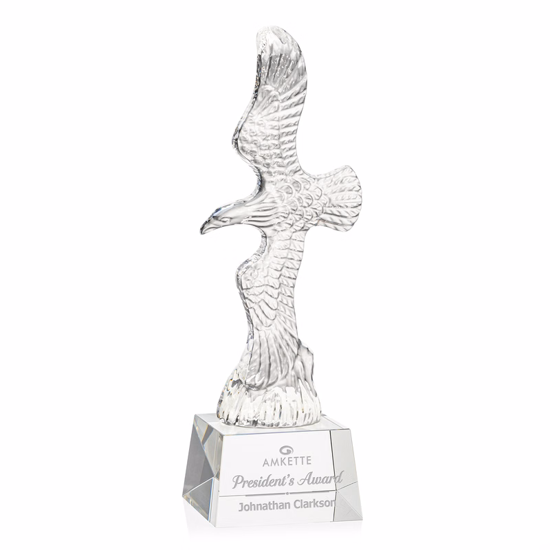 Staffordshire Eagle on Robson Base  - Clear