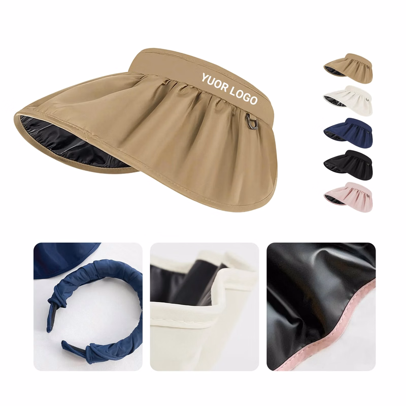 Women's Visor Hat with Long Brim for Summer Cycling