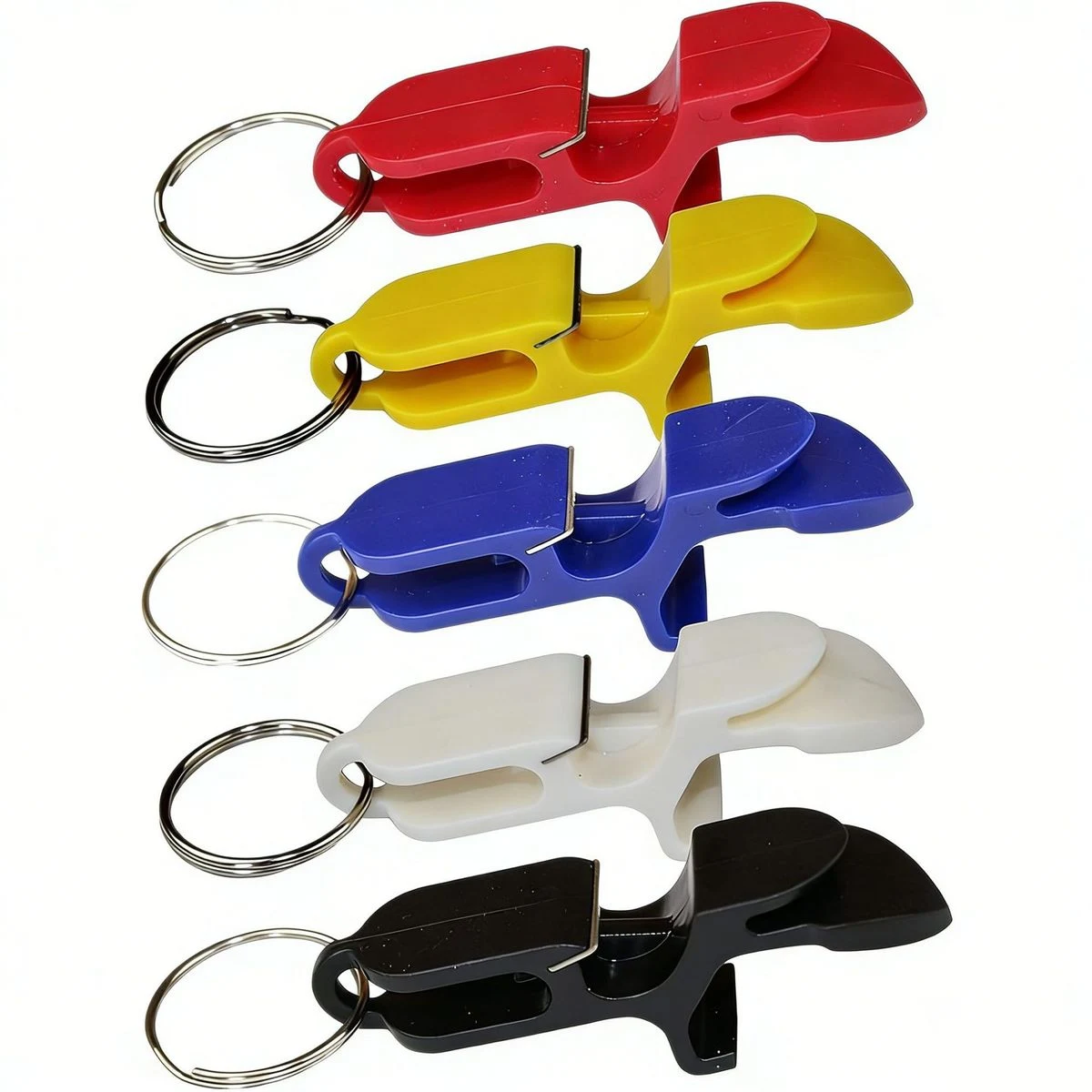 Nylon & Plastic Bottle Opener Keychain 1