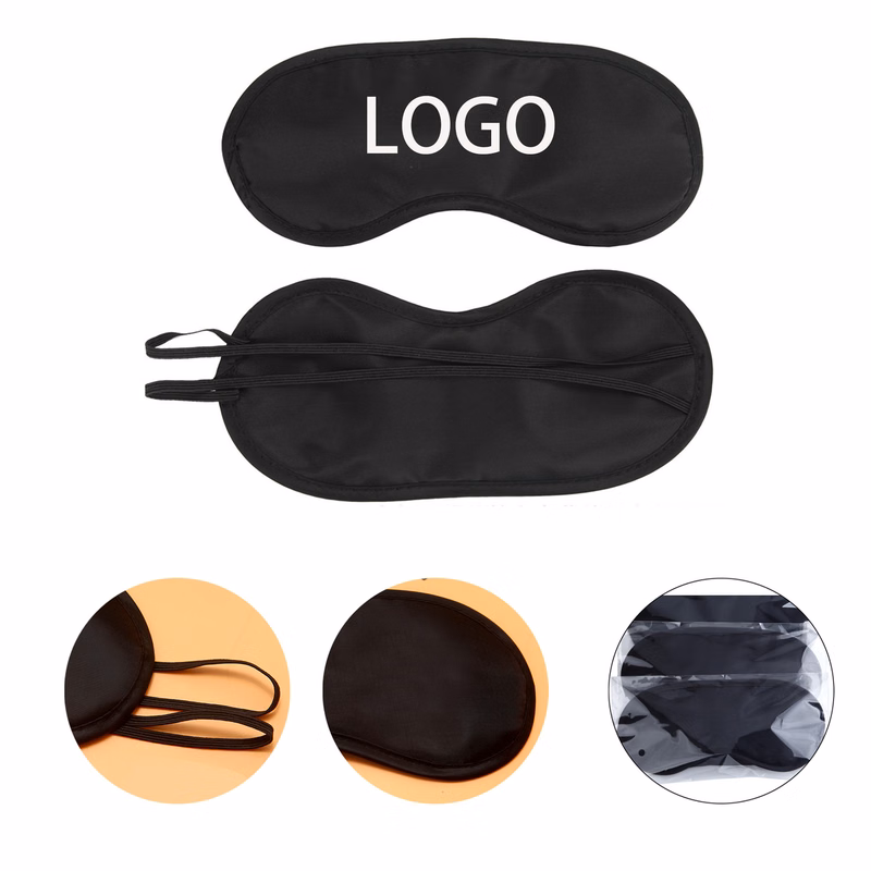 MOQ 20 Full Color Polyester Shade Sleep Eye Mask