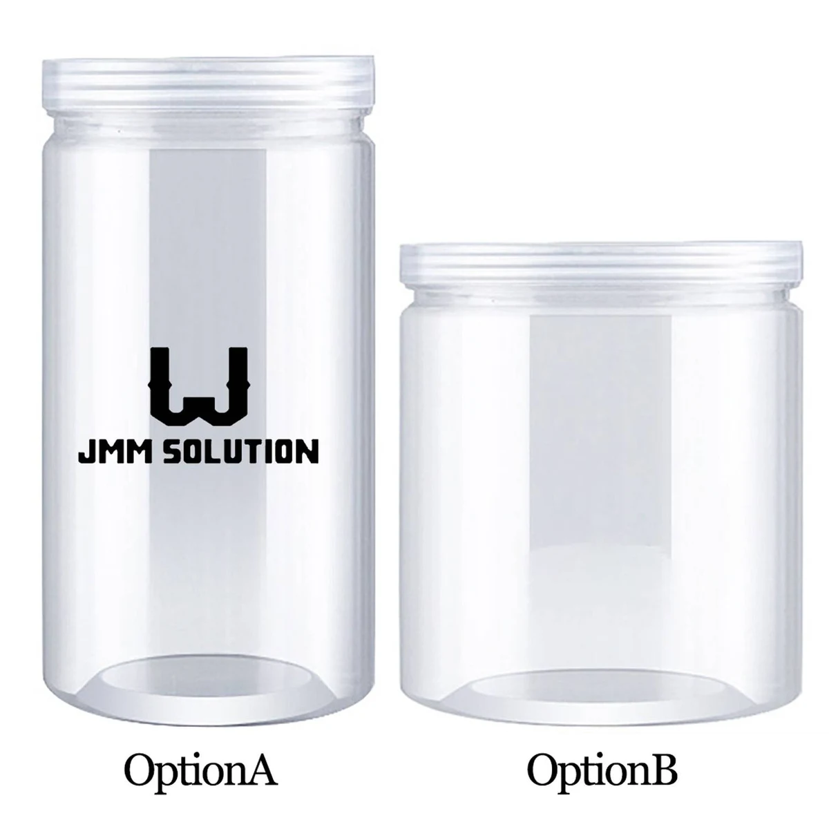 Transparent Plastic Storage Jar 1