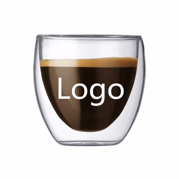 Double Wall Insulated Glass Coffee Cup