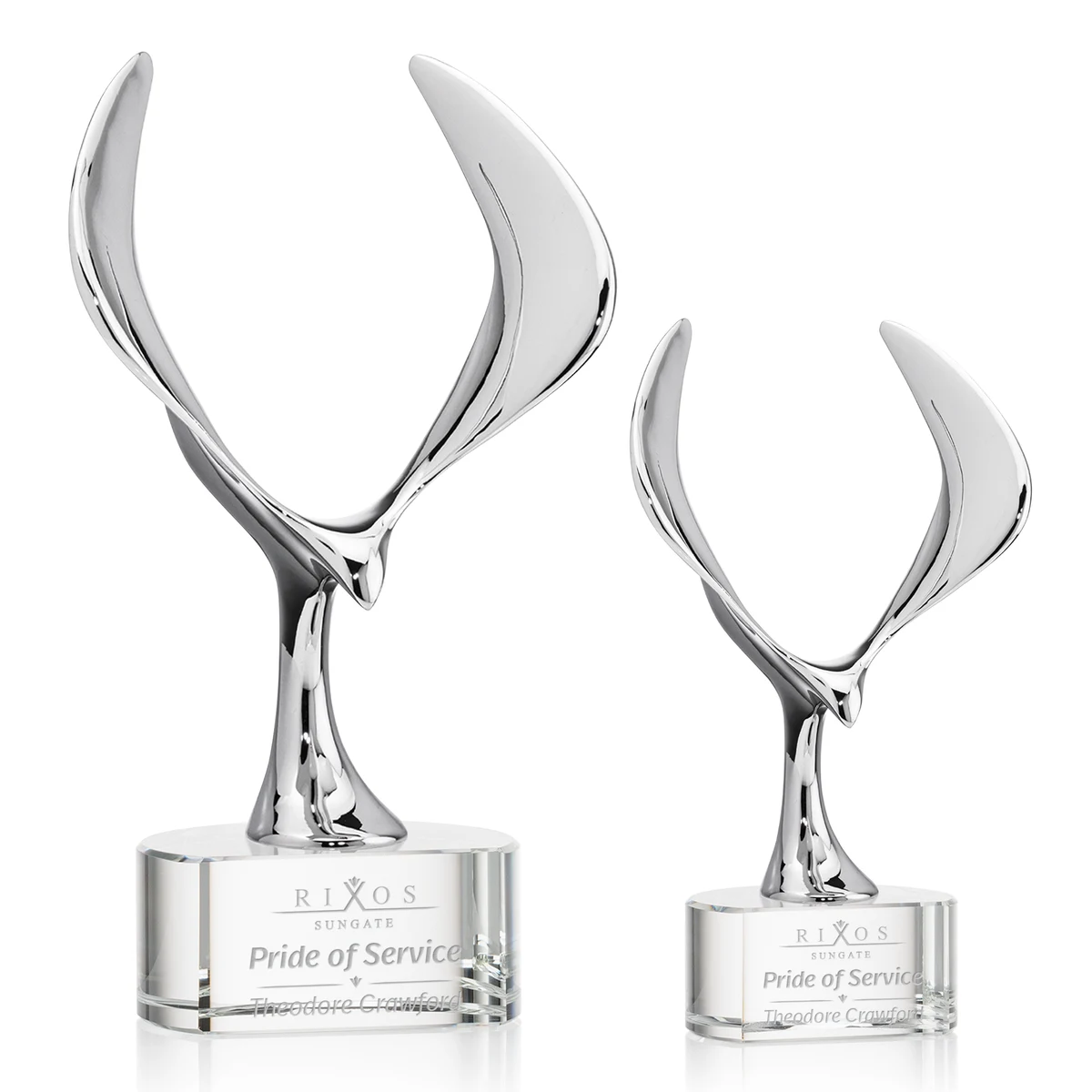 Maverick Eagle Award on Paragon Base - Clear 1