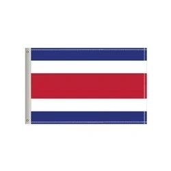 National Flag, Costa Rica, Double-Sided - 60"W x 36"H 1