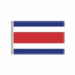 National Flag, Costa Rica, Double-Sided - 60"W x 36"H