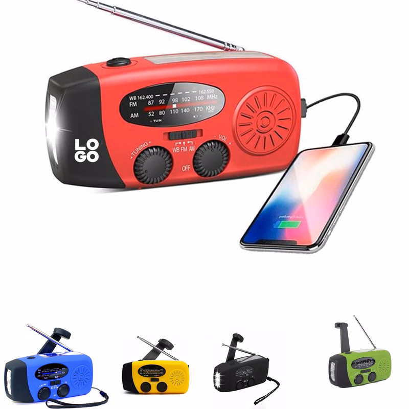 4000mAh Emergency Solar Crank Weather Radio